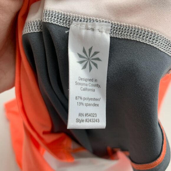 Athleta Speedlight Tank Top Womens XS Extra Small Colorblock Fitted Athletic - Picture 8 of 11